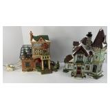 (2) CHRISTMAS VILLAGE HOUSES