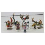 (10) CHRISTMAS VILLAGE FIGURINES