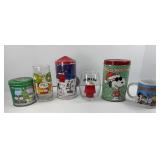 SNOOPY GLASSES, MUGS & CONTAINERS