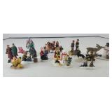 (10) CHRISTMAS VILLAGE FIGURINES