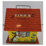 VINTAGE CRANK MUSICAL DOG HOUSE