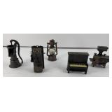 (5) VINTAGE METAL PENCIL SHARPENERS