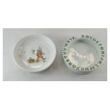 (2) GERMAN CHILDREN DISHES