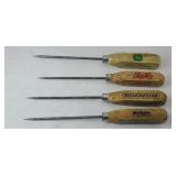 (4) ICE PICKS: PEPSI, DR PEPPER, JOHN DEERE,