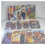 (16) MARVEL DAREDEVIL COMIC BOOKS