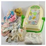 CABBAGE PATCH KIDS CARRIER & CLOTHES