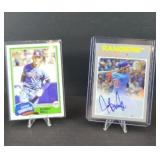 (2) TEXAS RANGERS AUTOGRAPHED BASEBALL N/A