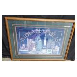 INDIANAPOLIS SKYLINE PRINT