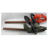 (2) ELECTRIC HEDGE TRIMMERS, UNTESTED