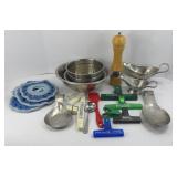 STAINLESS STEEL BOWLS & KITCHEN UTENSILS