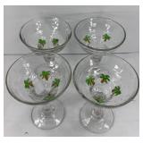 (4) MARGARITA GLASSES
