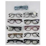 (11) READERS EYEGLASSES, +1.00