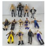 (13) WWE WRESTLER ACTION FIGURES