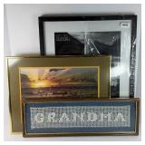 DAVIDS CITY, CROCHETED GRANDMA , PICTURE FRAME