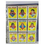 (24) 1980s BASEBALL CARDS IN BINDER