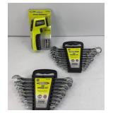 (2) SAE WRENCH SET, INFRARED THERMOMETER