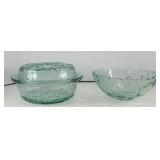 COVERED DISH & FRUIT BOWL