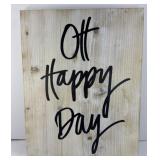 OH HAPPY DAY WALL ART