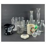 VASES AND GLASSWARE