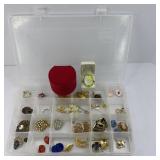 COSTUME PINS & EARRINGS