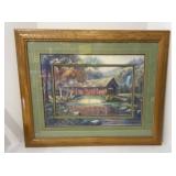 COVERED BRIDGE WALL ART