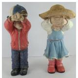 HIDE & SEEK FIGURINES, CERAMIC