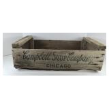 CAMPBELL SOUP CRATE WOOD