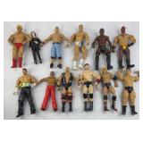 (12) WWE WRESTLER ACTION FIGURES