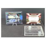(2) AUTOGRAPHED BASEBALL CARDS CERTIFIED