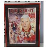 FRAMED I U BOB KNIGHT POSTER SIGNED