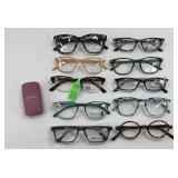 (10) READERS EYEGLASSES, +1.00