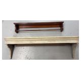 48 INCH SHELF & 36 INCH SHELF