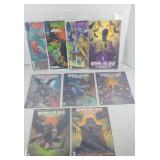 (9) DC BATMAN & THE JOKER COMIC BOOKS
