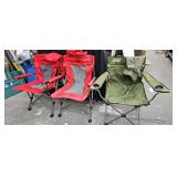 (3) SPORTS CHAIRS
