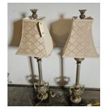 (2) DECORATOR TABLE LAMPS