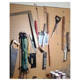 TOOLS ON PEGBOARD