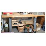 WORK BENCH W/ ROLLERS