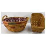 LONGABERGER POPCORN BASKET & MORE