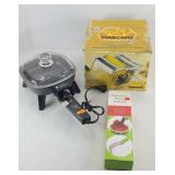SMALL ELECTRIC SKILLET, PASTA MAKER & MORE