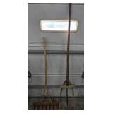 PRIMITIVE HAY FORK & RAKE