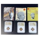 (3) ANCIENT COINS ROMAN COINS