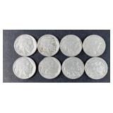 (8) BUFFALO NICKELS WITH CLEAR DATES