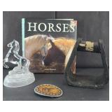 HORSE BOOK AND DECOR