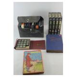 8 TRACK TAPES JOHNNY CARSON VHS, VINTAGE BOOKS