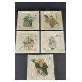 KYO YAKI POTTERY TEA PLATES