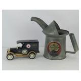 SINCLAIR OIL CAN AND RED CROWN BANK