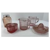 PINK MEASURING CUPS, JUICER AND MORE