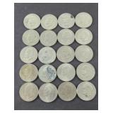 (20) EISENHOWER DOLLARS MIXED DATES