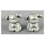 (2) CAST IRON GRISWOLD PUPS, MARKED