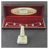 STERLING SILVER RING & BRACELET 15 GRAMS